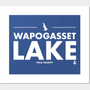 Polk County, Wisconsin - Wapogesset Lake Posters and Art